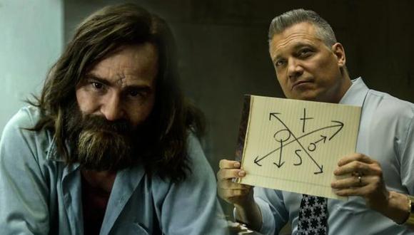 Damon Herriman como Charles Manson y Holt McCallany como el agente Bill Tench. Este último, el mejor personaje de la serie.