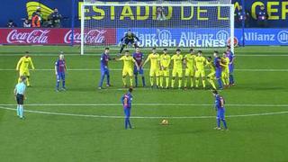 Lionel Messi: golazo de tiro libre al ángulo ante Villarreal