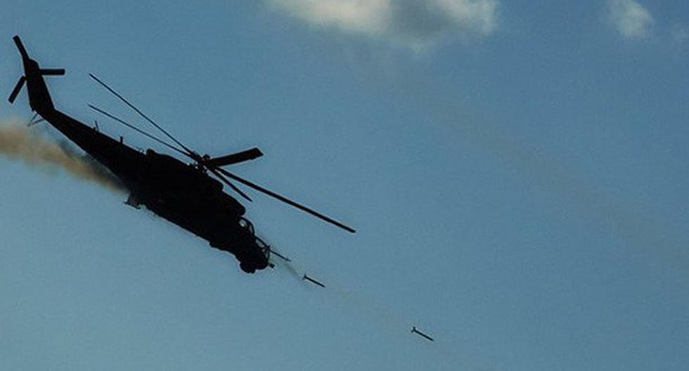El Estado Islámico derriba un Mi-25 en Siria, mueren los dos pilotos rusos. (Foto: RT)