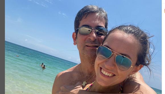 El fiscal paraguayo Marcelo Pecci y Claudia Aguilera se casaron el 30 de abril y decidieron pasar su luna de miel en Cartagena, Colombia. (Instagram de Claudia Aguilera).