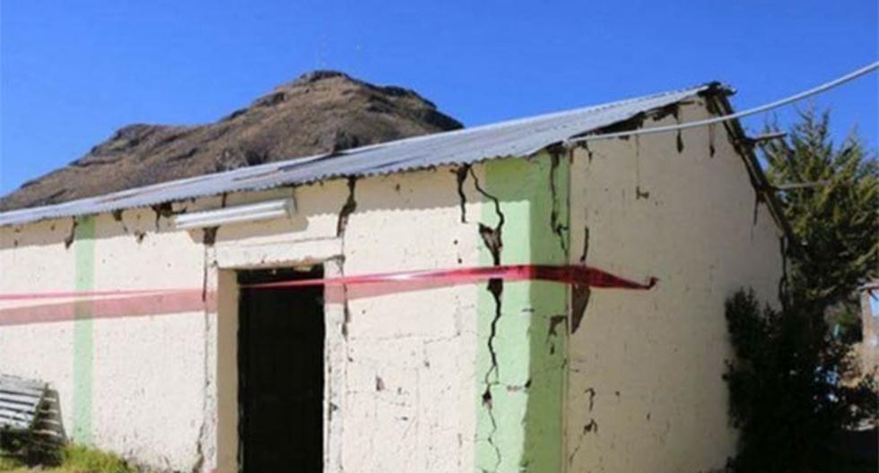 Sismo de 5,2 grados de magnitud en Arequipa dañó varios colegios en la provincia de Caylloma. (Foto: Agencia Andina)