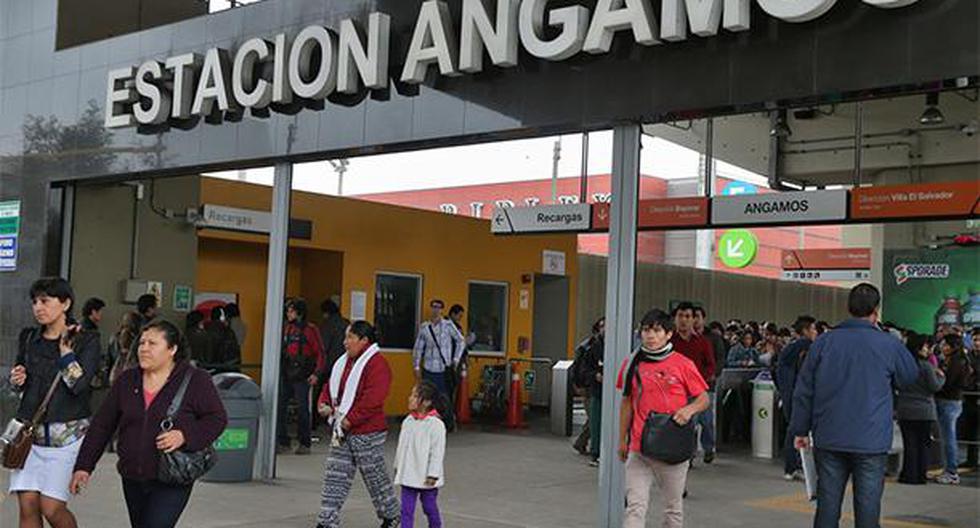 Abren dos estaciones más en Metro de Lima: Angamos y San Borja Sur, tras falla eléctrica. (Foto: Agencia Andina)