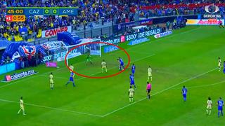 Cruz Azul vs. América: las 'Águilas' se salvaron nuevamente del 1-0 tras remate de Alvarado | VIDEO