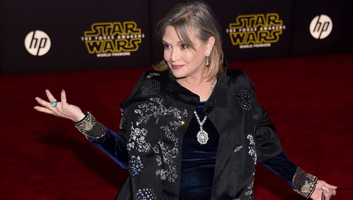 Restos de Carrie Fisher descansan en urna con forma de Prozac