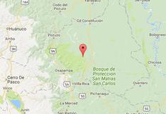 Perú: sismo de 4,9 grados en Pasco asustó a los ciudadanos