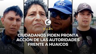 Ciudadanos piden pronta acción de las autoridades frente a huaicos