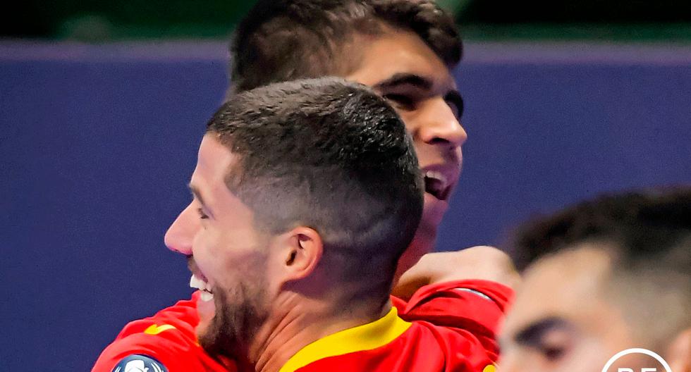 España derrotó 3-0 a Argentina en el Final Four de Futsal 2022. Foto:@SEFutbol