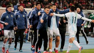 Argentina venció 1-0 a Marruecos por amistoso internacional FIFA | VIDEO