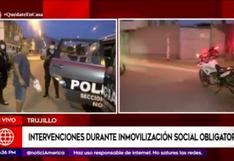 Coronavirus en Perú: Policía interviene a hombre en estado de ebriedad en Trujillo
