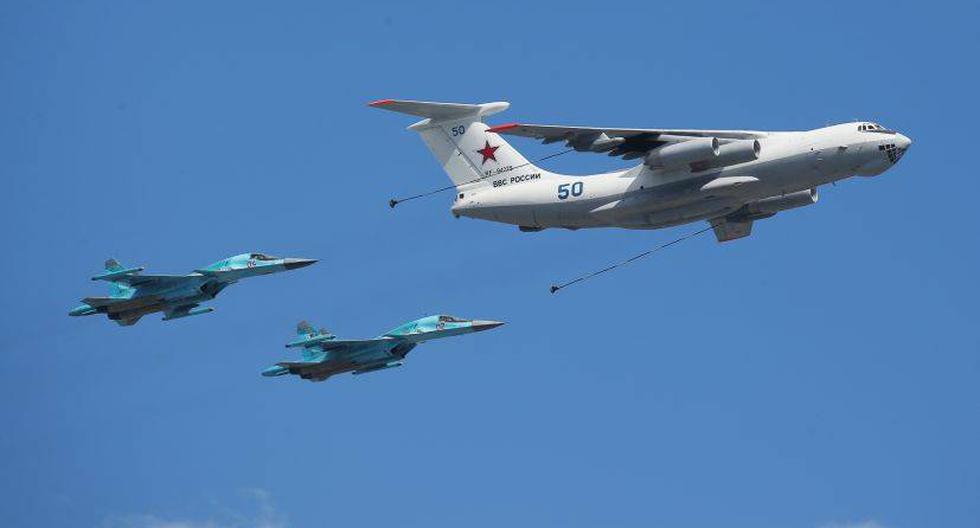 Cazas Su-34. (Foto: Getty Images)