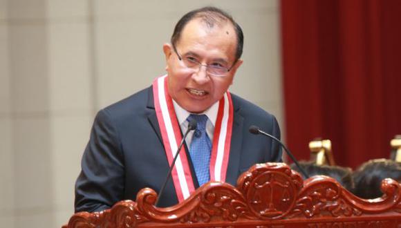 Víctor Ticona se presentó este miércoles en la Comisión de Constitución del Congreso. (Foto: GEC)