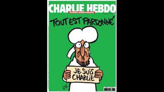 Mahoma aparece en primera portada de Charlie Hebdo tras ataques