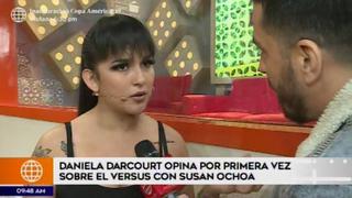 Daniela Darcourt prefiere no hablar de problema entre Gisela y Susan Ochoa