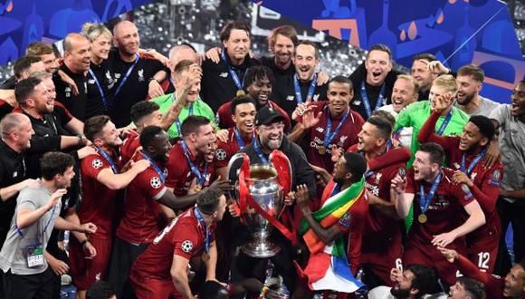 Salah y Origi propiciaron la sexta coronación de Liverpool en la Champions. (Foto: AFP)