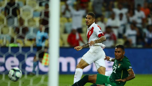 Paolo Guerrero lleva un gol en la Copa América 2019. El peruano anotó en el triunfo ante Bolivia. (Foto: Daniel Apuy - enviado especial de El Comercio)