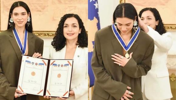 Dua Lipa es nombrada embajadora de honor de Kosovo. (Foto: @dualipa)