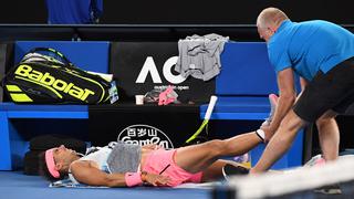 Rafael Nadal se lesionó y se retiró del Abierto de Australia