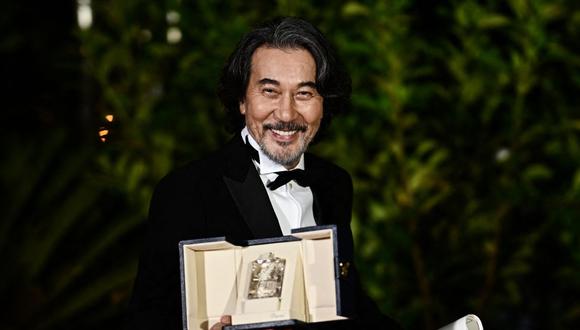 Koji Yakusho hace historia al ganar el premio a Mejor actor en el Festival de Cannes. (Foto: LOIC VENANCE / AFP)
