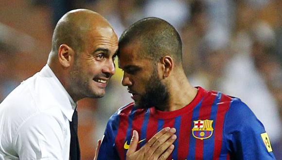 Dani Alves sobre Pep Guardiola: "Es un Einstein del fútbol"