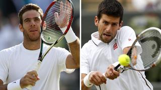 Wimbledon: Del Potro y Djokovic se enfrentarán en semifinales
