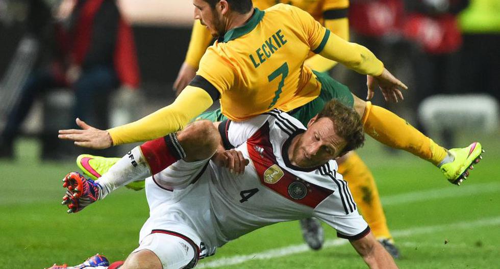 El partido Alemania vs Australia quedó 2-2 (Foto: EFE)