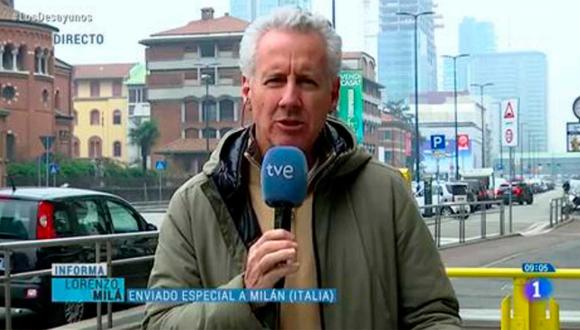 Lorenzo Milá, experimentado reportero de TVE.