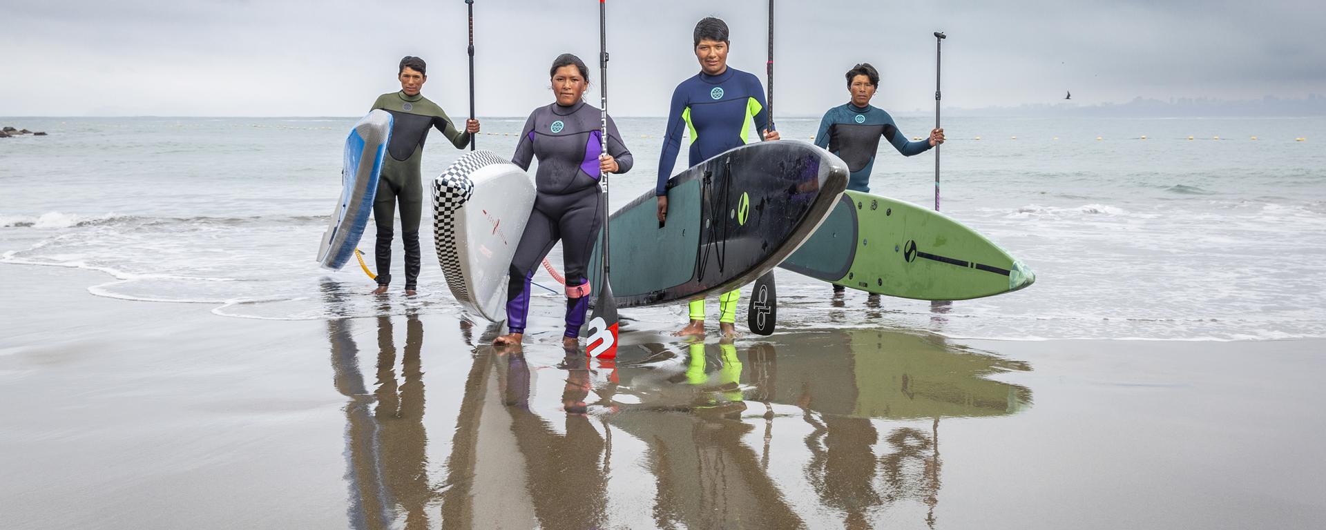 Surfistas del altiplano: jóvenes puneños llegan a Lima y conquistan el mar de la Costa Verde