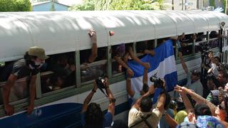 Nicaragua: estudiantes fueron escoltados por la Iglesia Católica rumbo a Catedral