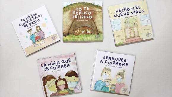 La colección de 5 cuentos infantiles ‘Siembra historias y cosecha amor’, fueron escritos por madres de Pachacútec y Jicamarca. (Fotos: Fundación Baltazar y Nicolás)