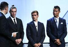 Cristiano Ronaldo "troleó" a Griezmann y Bale en sorteo de Champions League