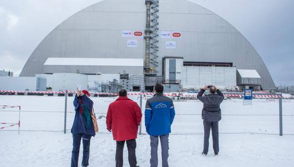 [BBC] ¿Cómo es de cerca el "sarcófago" gigante de Chernóbil?