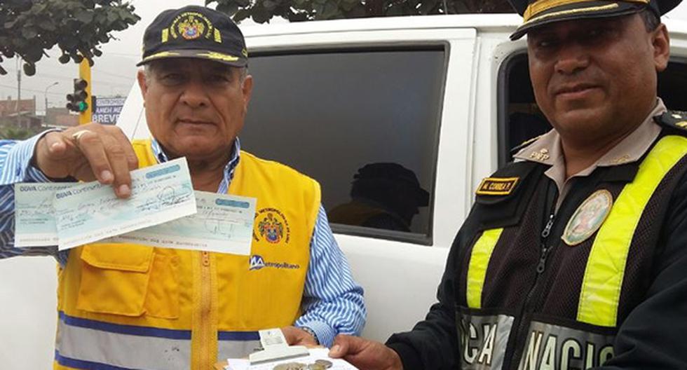 La Municipalidad de Lima, a través de Protransporte, devolvió tres cheques por 22 mil soles a un usuario de El Metropolitano, informó en Facebook. (Foto: Difusión)