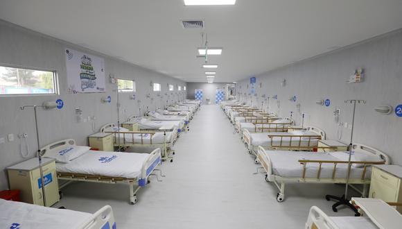 EsSalud explicó que el área está siendo renovada con 17 camas de hospitalización, un área de procedimientos, mejores condiciones de bioseguridad, conexiones eléctricas, entre otros. (Foto: EsSalud)