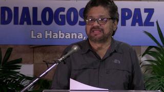 FARC llama a gobierno a evitar "tempestades" [VIDEO]