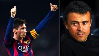 Lionel Messi vs Luis Enrique: cánticos y gestos en Copa del Rey