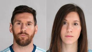 FaceApp: Lionel Messi, Neymar y las figuras del deporte mundial en sexo opuesto