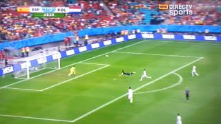 Holanda vs. España: el golazo de cabeza de Robin van Persie