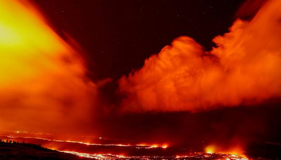 La erupción del volcán Cumbre Vieja, en la isla de La Palma, España. REUTERS