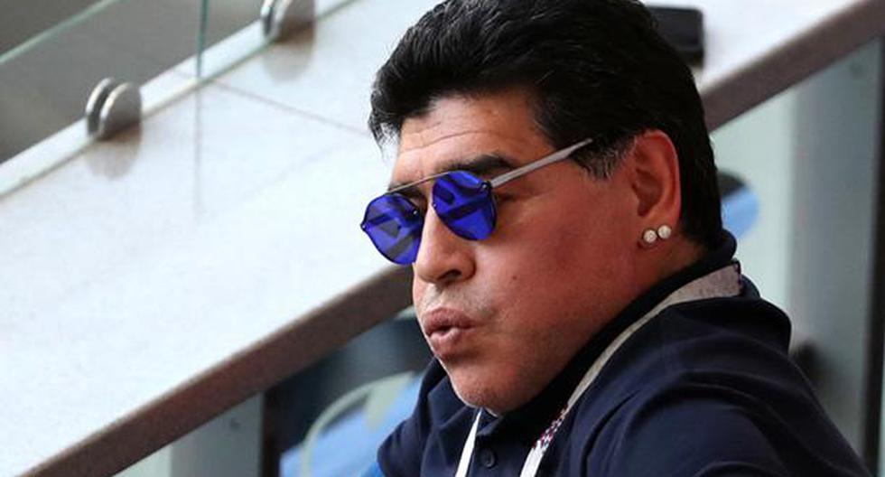 Diego Maradona fue duro con la FIFA por arbitraje del Colombia vs Inglaterra. (Foto: Getty Images)