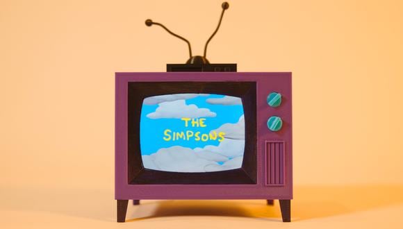 El televisor de Los Simpsons que reproduce las 11 primeras temporadas de la serie. | (Foto: Brandon Withrow / withrow.io)