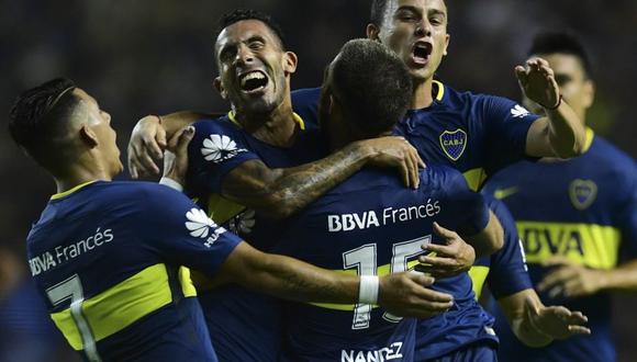 Boca Juniors vs. Alvarado: Carlos Tevez selló goleada con tanto de penal. (Foto: Boca Juniors)