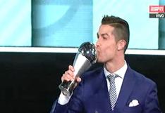 Cristiano Ronaldo y su emotivo discurso tras ganar premio The Best de la FIFA