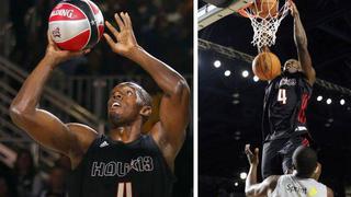 Usain Bolt "voló" para hacer una gran canasta en All Star Game de la NBA