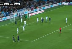 Argentina vs. Uruguay: Sergio Agüero y su golazo de cabeza para el 1-1 tras asistencia de Lionel Messi | VIDEO