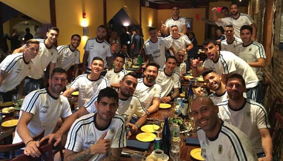 Así celebró la selección argentina el Día del Padre