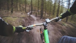 Manejaba bicicleta con total normalidad, hasta que vio a un oso