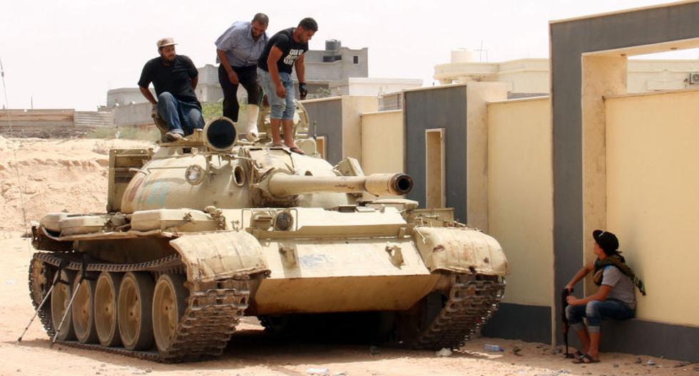 Lucha contra ISIS en Sirte, Libia. (Foto: AFP)