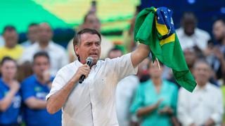 Bolsonaro anuncia su reelección presidencial durante un acto en Rio de Janeiro