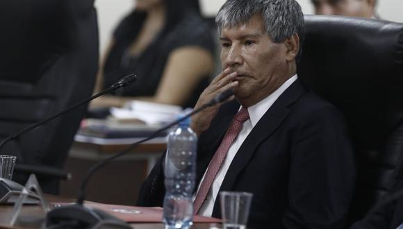 Wilfredo Oscorima guardó silencio ante la Comisión de Fiscalización la semana pasada. (Foto: Julio Reaño/@photo.gec)