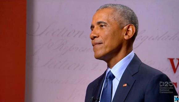 El expresidente de Estados Unidos, Barack Obama. (Foto: Convención Nacional Demócrata /AFP)